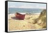 Dory on Beach, Wauwinet, Nantucket, Massachusetts-null-Framed Stretched Canvas