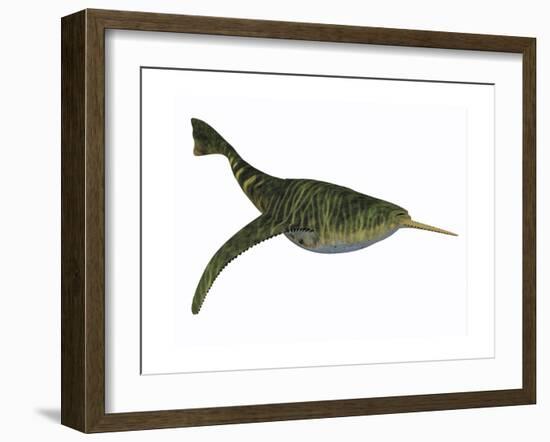 Doryaspis Is an Extinct Genus of Primitive Jawless Fish-null-Framed Art Print