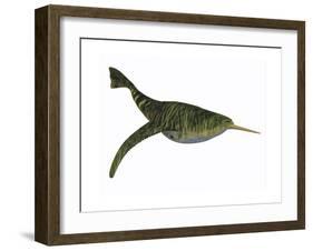 Doryaspis Is an Extinct Genus of Primitive Jawless Fish-null-Framed Art Print