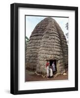 Dorze People Living in Highlands West of Abyssinian Rift Valley, Ethiopia-Nigel Pavitt-Framed Photographic Print