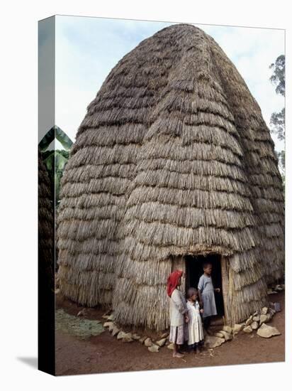 Dorze People Living in Highlands West of Abyssinian Rift Valley, Ethiopia-Nigel Pavitt-Stretched Canvas