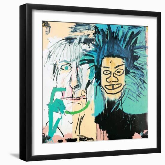 Dos Cabezas, 1982-Jean-Michel Basquiat-Framed Premium Giclee Print