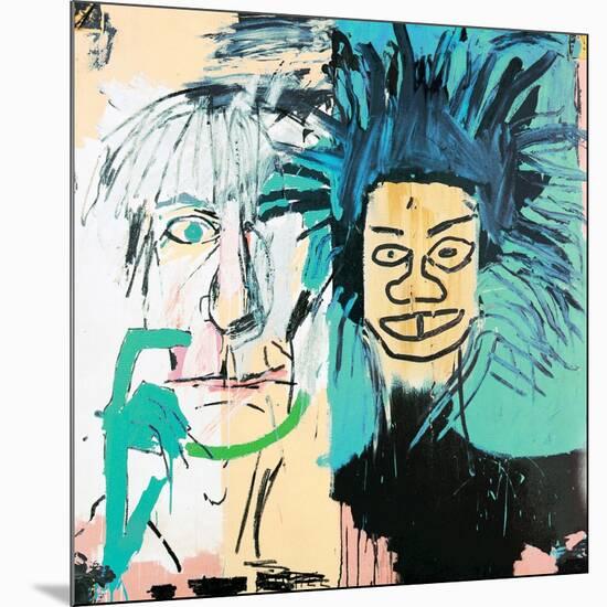 Dos Cabezas, 1982-Jean-Michel Basquiat-Mounted Giclee Print