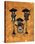 Dos Hombres Band-David Lozeau-Stretched Canvas