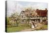 Dossington, Near Stratford-On-Avon-Alfred Robert Quinton-Stretched Canvas