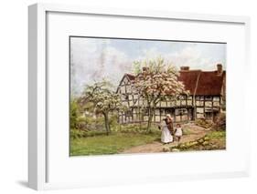 Dossington, Near Stratford-On-Avon-Alfred Robert Quinton-Framed Giclee Print