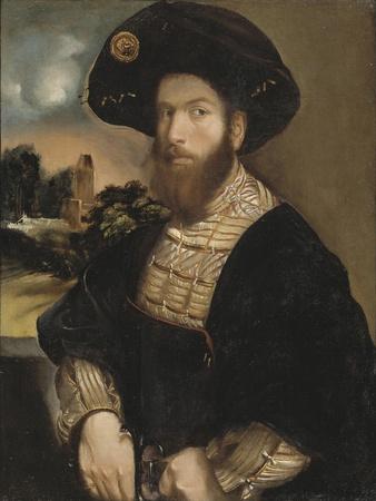 Portrait of a Man Wearing a Black Beret, c.1530