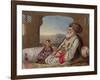 Dost Mahommed (1793-1863) King of Caubul and His Youngest Son, Plate 2-James Rattray-Framed Giclee Print