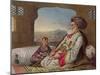 Dost Mahommed (1793-1863) King of Caubul and His Youngest Son, Plate 2-James Rattray-Mounted Giclee Print