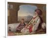 Dost Mahommed (1793-1863) King of Caubul and His Youngest Son, Plate 2-James Rattray-Framed Giclee Print