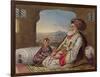 Dost Mahommed (1793-1863) King of Caubul and His Youngest Son, Plate 2-James Rattray-Framed Giclee Print