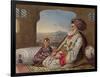 Dost Mahommed (1793-1863) King of Caubul and His Youngest Son, Plate 2-James Rattray-Framed Giclee Print