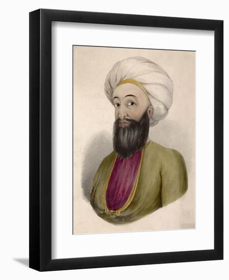 Dost Mohammad Khan Ruler of Afghanistan-null-Framed Art Print