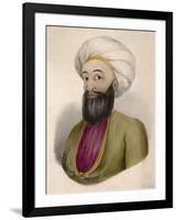 Dost Mohammad Khan Ruler of Afghanistan-null-Framed Art Print