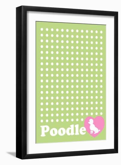 Dot and Poodle Green-Ikuko Kowada-Framed Giclee Print