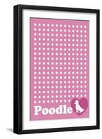 Dot and Poodle Pink-Ikuko Kowada-Framed Giclee Print
