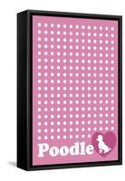 Dot and Poodle Pink-Ikuko Kowada-Framed Stretched Canvas