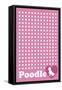 Dot and Poodle Pink-Ikuko Kowada-Framed Stretched Canvas