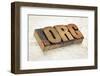 Dot Org Internet Domain-PixelsAway-Framed Photographic Print