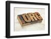 Dot Org Internet Domain-PixelsAway-Framed Photographic Print