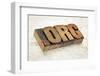 Dot Org Internet Domain-PixelsAway-Framed Photographic Print