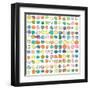 Dot world One-Jan Weiss-Framed Art Print