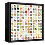 Dot world Two-Jan Weiss-Framed Stretched Canvas