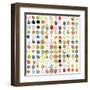 Dot world Two-Jan Weiss-Framed Art Print