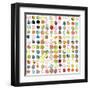 Dot world Two-Jan Weiss-Framed Art Print