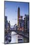 Dotombori at Dusk, Osaka, Kansai, Japan-Ian Trower-Mounted Photographic Print