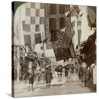 Dotombori, or Theatre Street, Osaka, Japan, 1904-Underwood & Underwood-Stretched Canvas