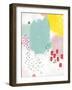 Dots and Colours - Mottle-null-Framed Giclee Print