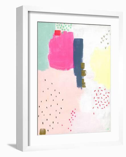 Dots and Colours - Speckle-null-Framed Giclee Print