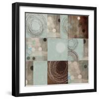 Dots and Swirls-Anna Polanski-Framed Art Print