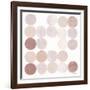 Dots II Square I Blush-Michael Mullan-Framed Art Print