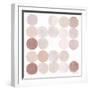 Dots II Square I Blush-Michael Mullan-Framed Art Print