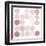 Dots II Square I Blush-Michael Mullan-Framed Art Print