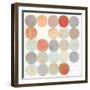 Dots II Square I-Michael Mullan-Framed Art Print