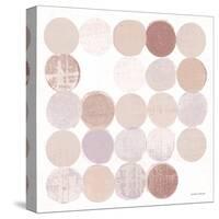 Dots II Square II Blush-Michael Mullan-Stretched Canvas