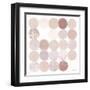 Dots II Square II Blush-Michael Mullan-Framed Art Print