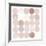 Dots II Square II Blush-Michael Mullan-Framed Art Print