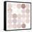 Dots II Square II Blush-Michael Mullan-Framed Stretched Canvas