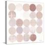 Dots II Square II Blush-Michael Mullan-Stretched Canvas