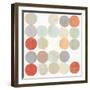 Dots II Square II-Michael Mullan-Framed Art Print