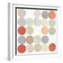 Dots II Square II-Michael Mullan-Framed Art Print