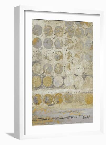 Dots on Gold I-Patricia Pinto-Framed Art Print