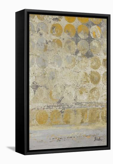 Dots on Gold II-Patricia Pinto-Framed Stretched Canvas