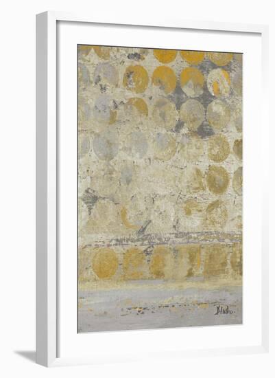 Dots on Gold II-Patricia Pinto-Framed Art Print