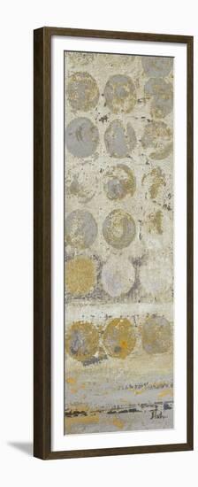 Dots on Gold Panel I-Patricia Pinto-Framed Premium Giclee Print
