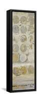 Dots on Gold Panel I-Patricia Pinto-Framed Stretched Canvas